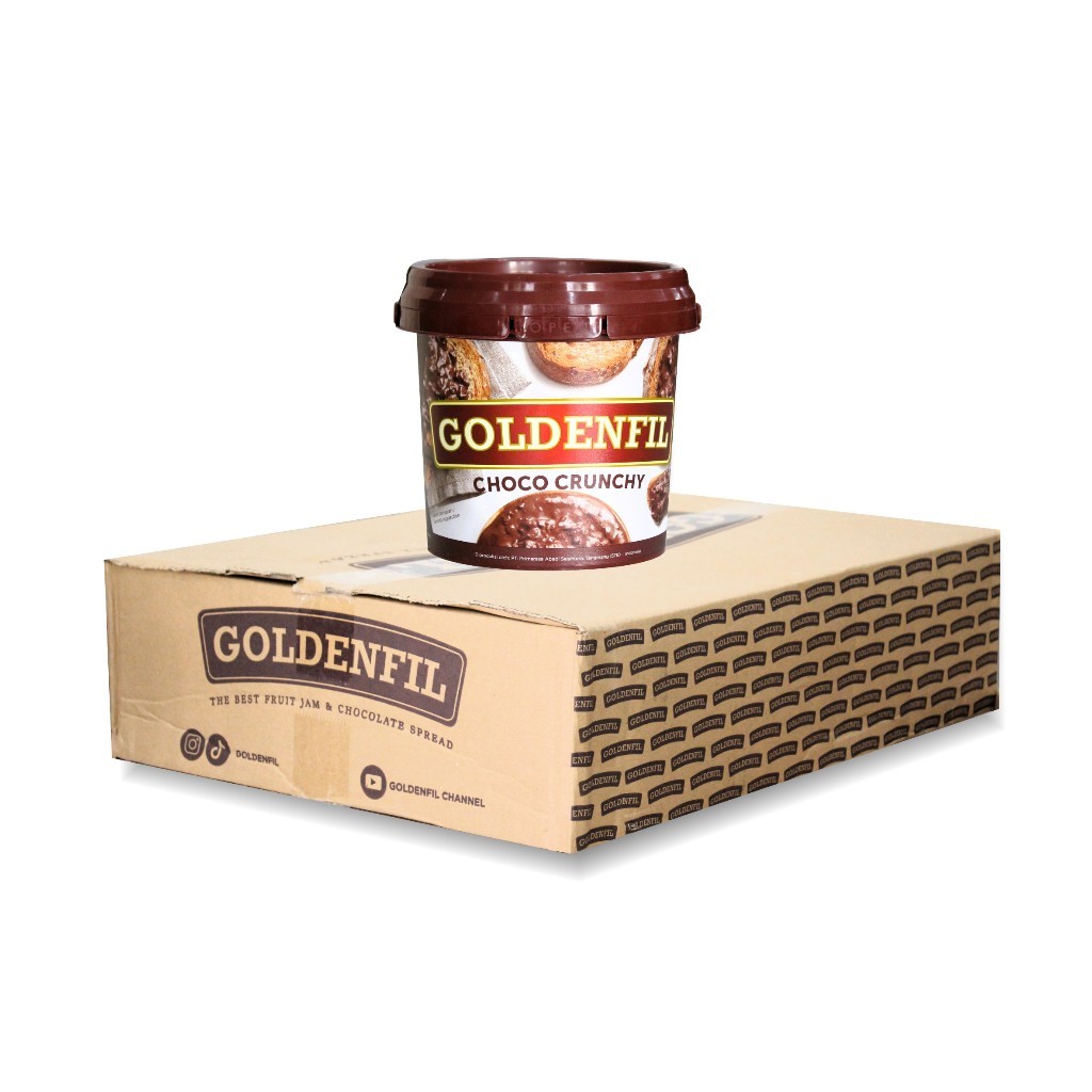 

Goldenfil Crunchy 1kg (isi 12) All Variant Topping Roti - DUS