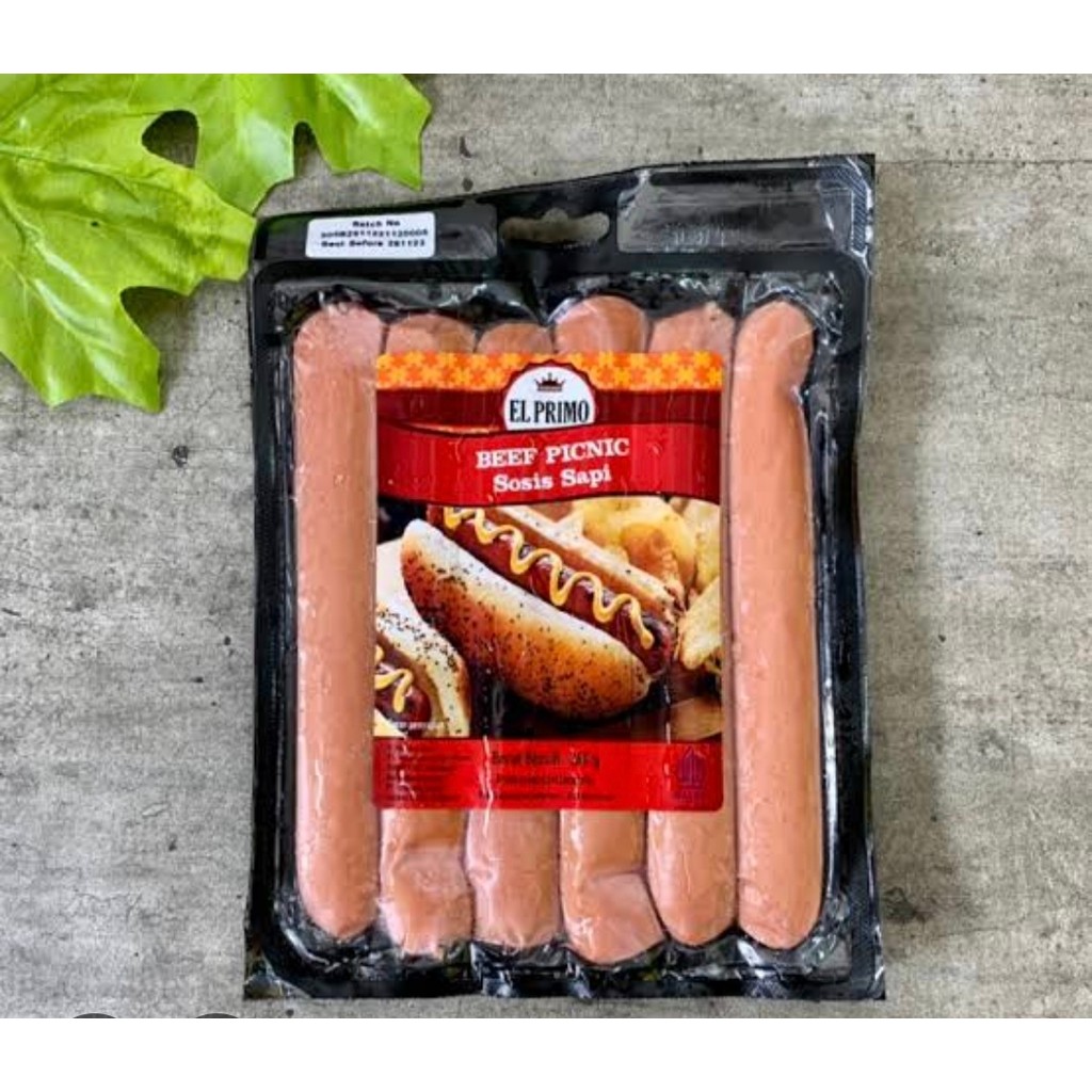 

EL PRIMO BEEF PICNIC sosis sapi 360g