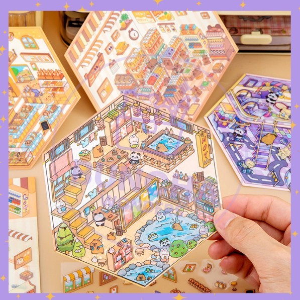 

BW Stiker 3D Dekorasi Ruangan Store Shop Sticker Premium Satisfying Decoration Mainan Anak A-SK013