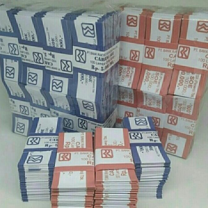 ban pengikat uang kertas bank 1 pres 500 lembar