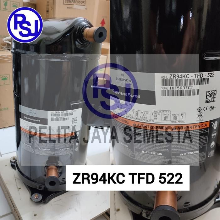Kompresor Copeland ZR94KC-TFD-522 / Compressor Copeland ZR94KC / ZR94KC TFD 522