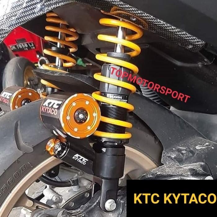 PROMO SHOCK BREAKER TABUNG KTC KYTACO X-MAX 250 CLICK REBOUND 330MM - Kuning, 330mm