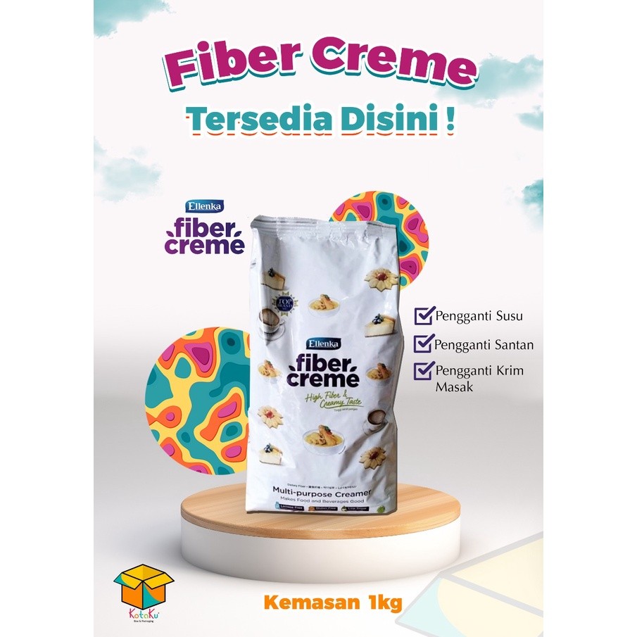 

Terlaris (New) Fiber Creme Kemasan 1kg/ Pengganti Santan