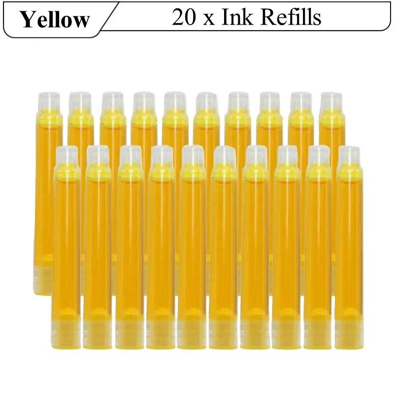 

0.5mm Transparent Refillable Fountain Pens Set 10 Color Available Black Blue Red EF Nib Student S ool Office Stationary Supply