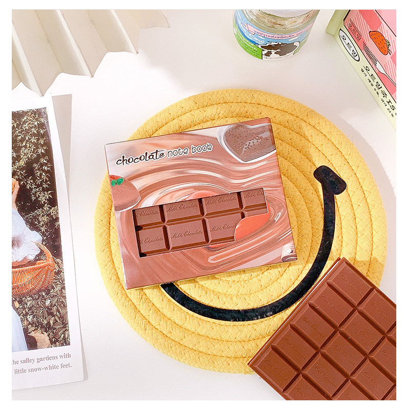 

Creative and Convenient Chocolate Aroma Sticky Notes DIY Cover Notepad Back To School Stationary Journal Supplies Memo Pad