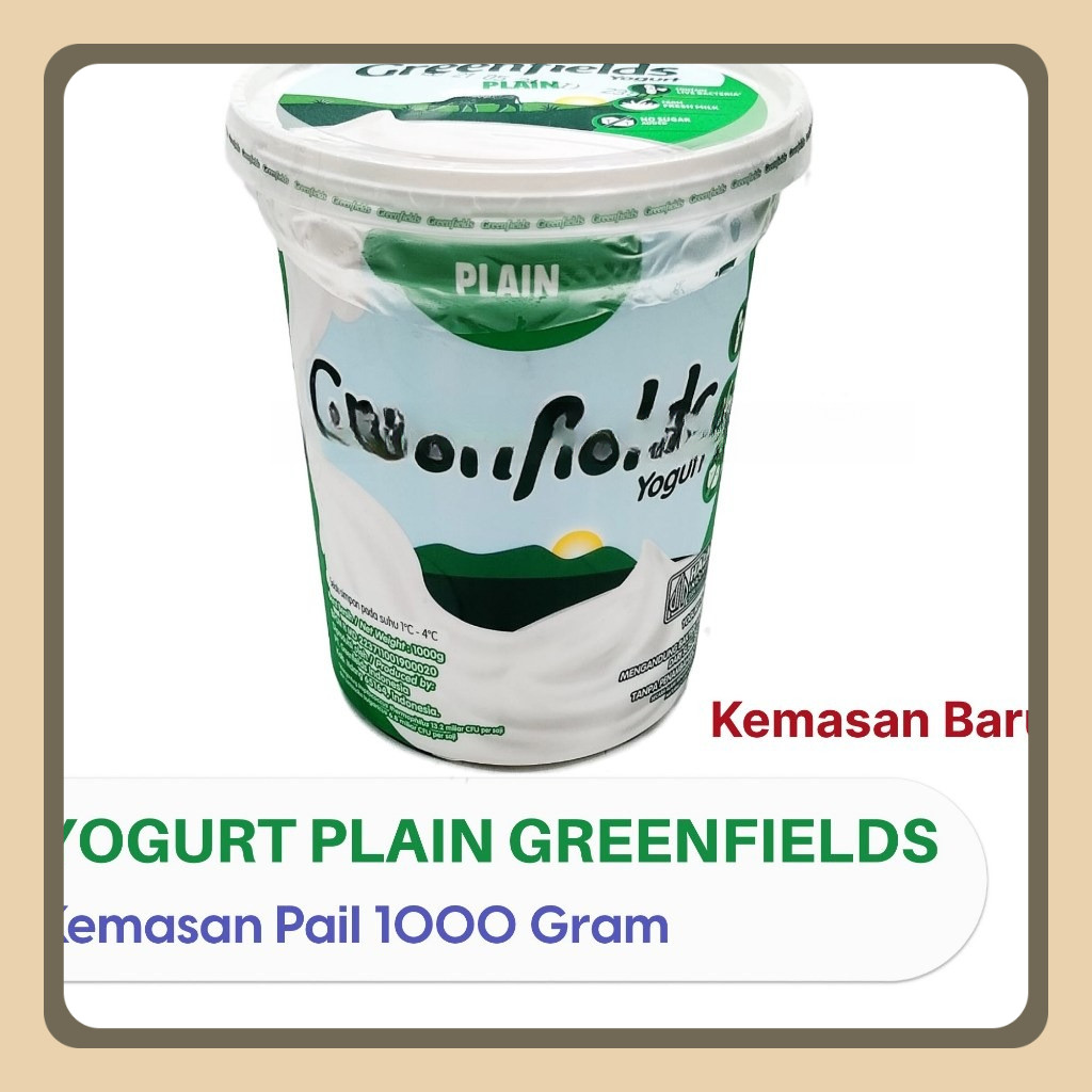 

Greenfields Yogurt Plain Greenfields Yoghurt Plain No Sugar Cup 1kg