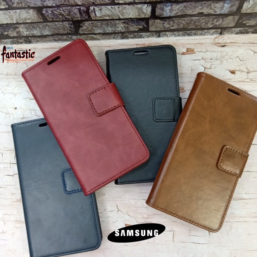 Flip Cover Kulit Stand Case Casing Bluemoon Samsung Note 7/Note FE