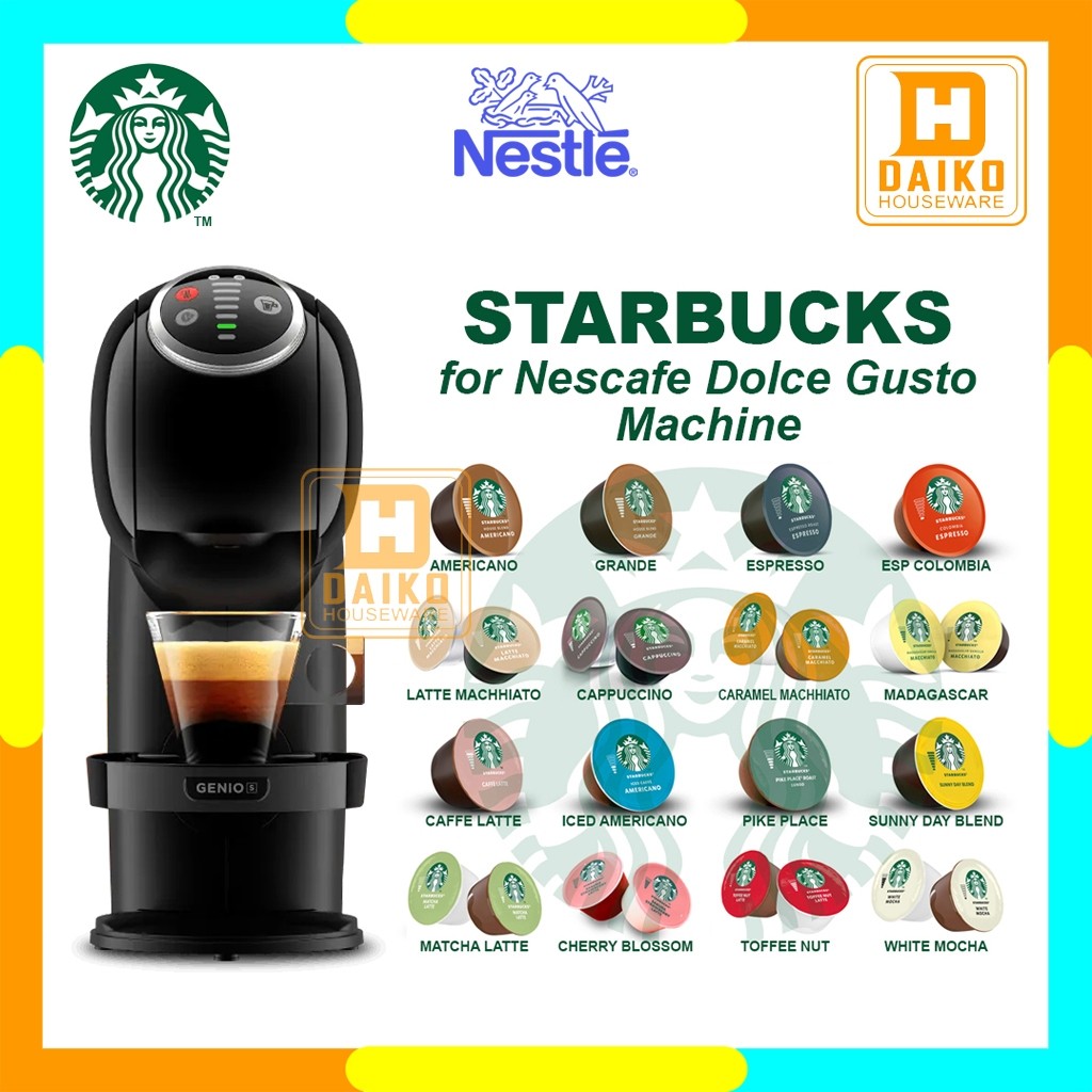 

Terlaris Capsule Starbucks Nescafe Dolce Gusto Eceran All Varian - Kopi Kapsul Ecer Satuan Original Nestle