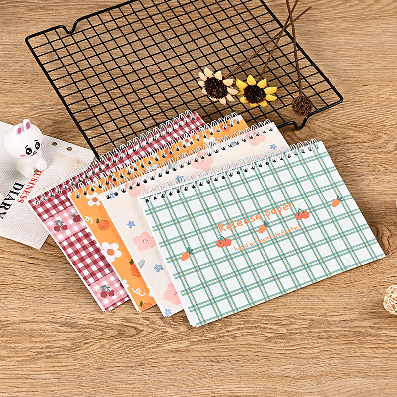 

32Sheets A5 Reusable Release Paper Book Tape Stickers Cartoon Scrapbooking Junk Journal Storage Book