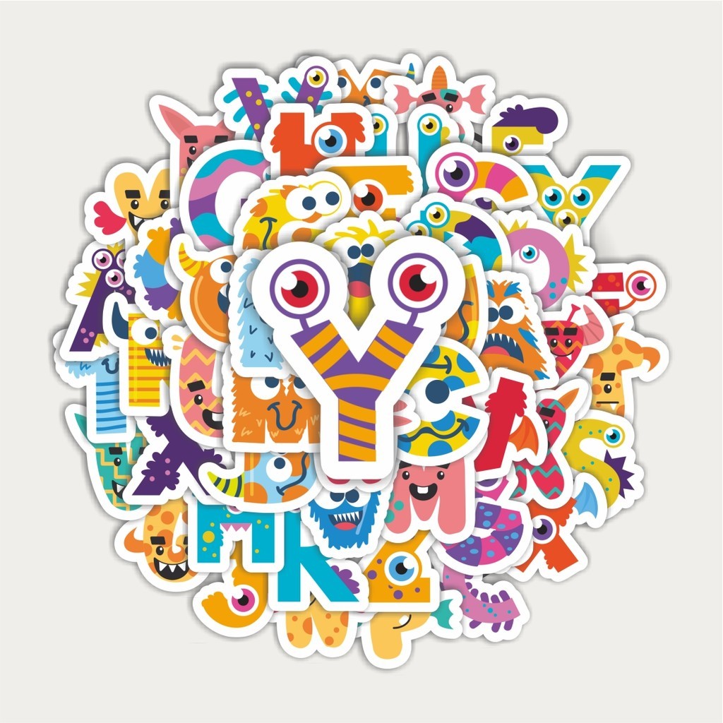 

Sticker Pack Sticker Alfabet Lore Sticker | Sticker TUMBLR | Stiker LAPTOP KOPER HELM