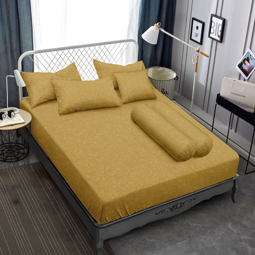 

SPREI VALLERY QUINCY KING 180X200 TINGGI 30 CM POLOS ORIGINAL INTERNAL GROUP BISA COD