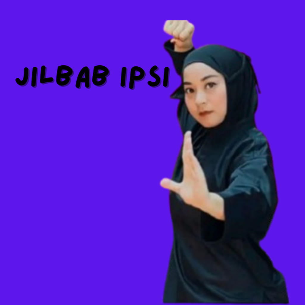 JILBAB SILAT HITAM TANPA RENDA/  jilbab seni tunggal // jilbab beregu pencak silat // jilbab silat p