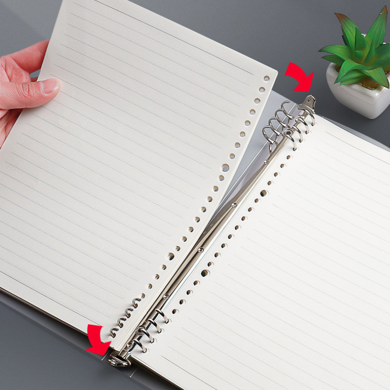 

60Sheet Replaceable Refill Loose Leaf Notebook A4 A5 B5 Spiral Binder Paper Index Writing Book Stationery Office School Supplies