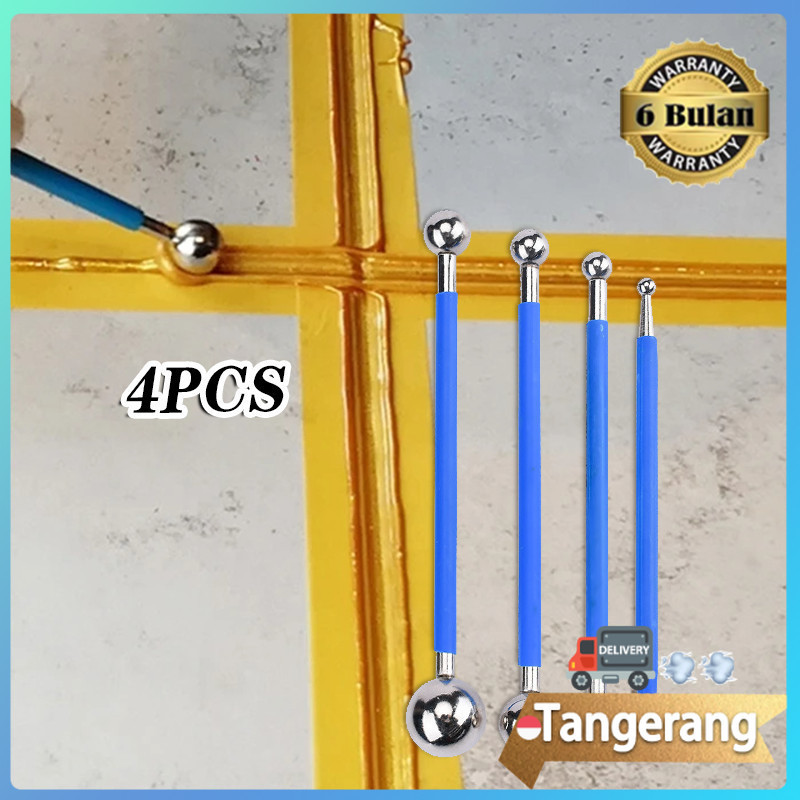 4pcs  Alat Caulk Tile Floor / Tongkat Dempul Ubin / Alat Pengisi Sambungan Ubin