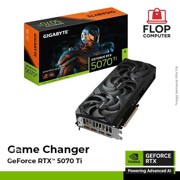 VGA Card Gigabyte GeForce RTX 5070 Ti WINDFORCE OC SFF 16G - 16GB GDDR7
