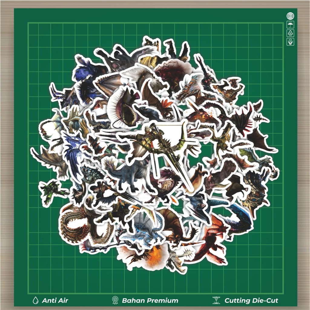 

HOT 50 PCS STIKER Stiker Monster dan Karakter Fantasy Stiker Fashion Cars Decal Dingin Kartu Album Custom Vinyl Anti Air- Sticker Aesthetic Buku Journal Koper Casing HP Tablet Laptop Helm Motor Botol Minum