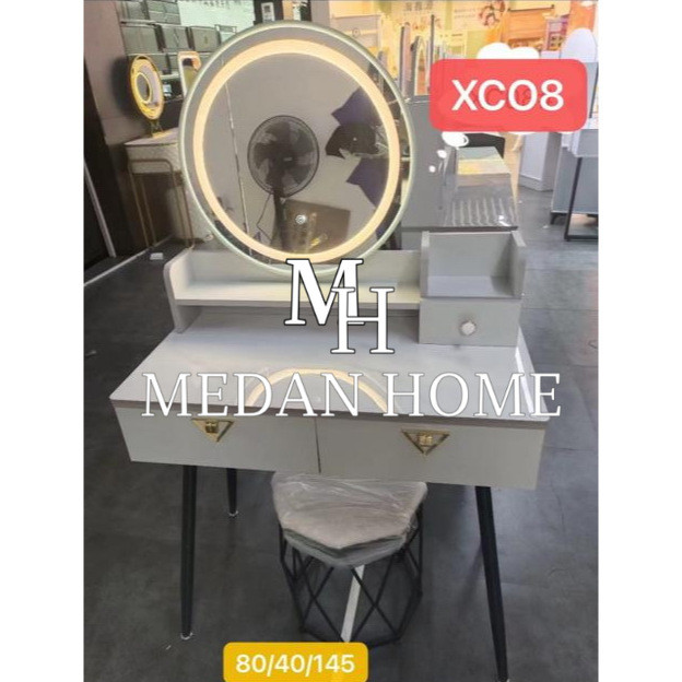 [MEDANHOME] Meja Rias Lampu Led Touchscreen - Medan