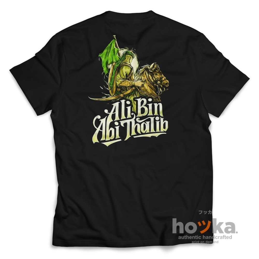 Kaos Dakwah Ali bin abi thalib green flag