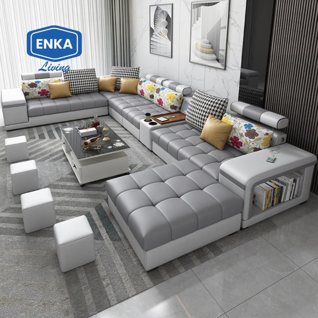 Sofa Kursi Tamu Minimalis Model Leter U Terbaru