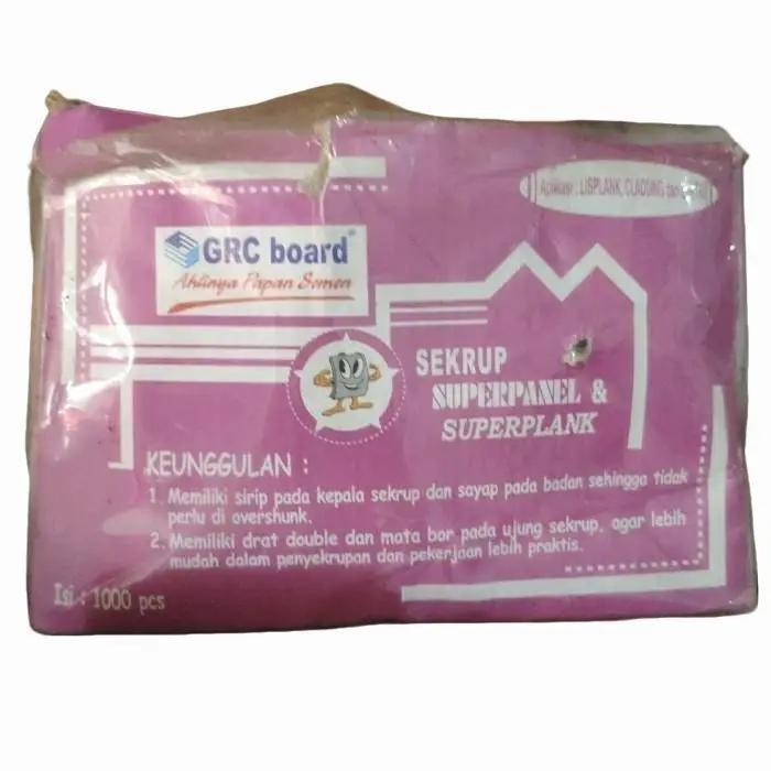 Skrup Superpanel u/ GRC Board uk 9mm - 15mm isi +/- 1000PCS