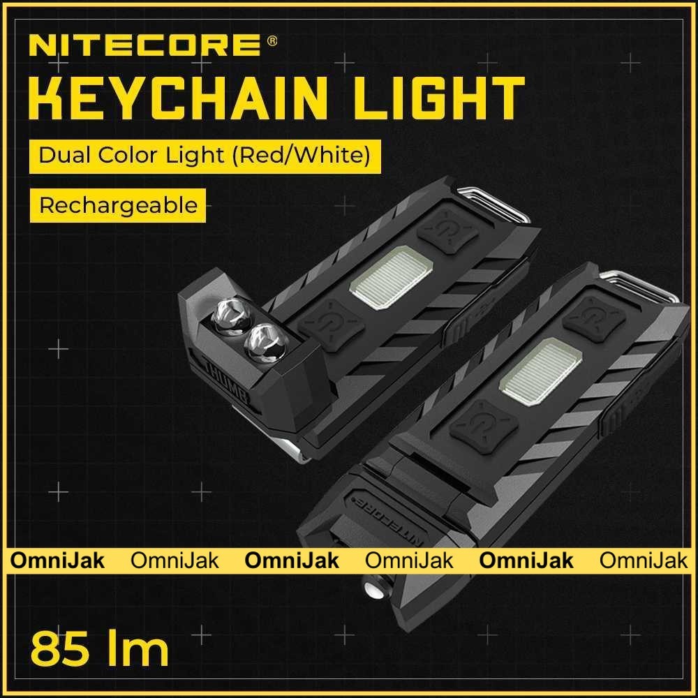 NITECORE Dual Color LED USB Rechargeable Keychain Light - THUMB