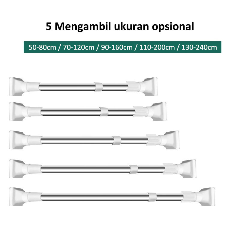 Sebaguna Fleksibel  Tiang Gantungan Baju/Tiang  Gantungan Tiang Gantungan Multifungsi/ 【 BraveInn 】