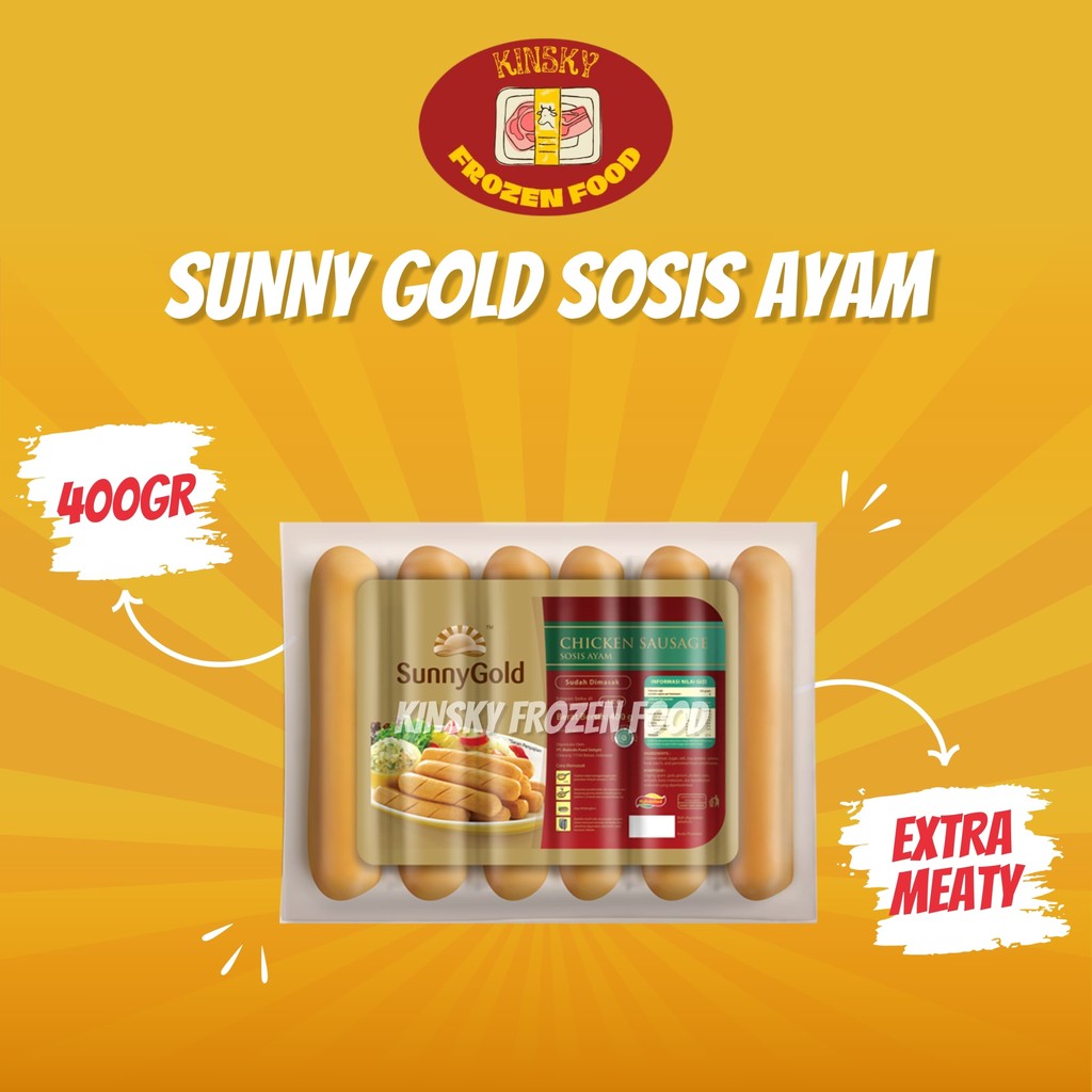 

SUNNY GOLD SOSIS AYAM 400GR