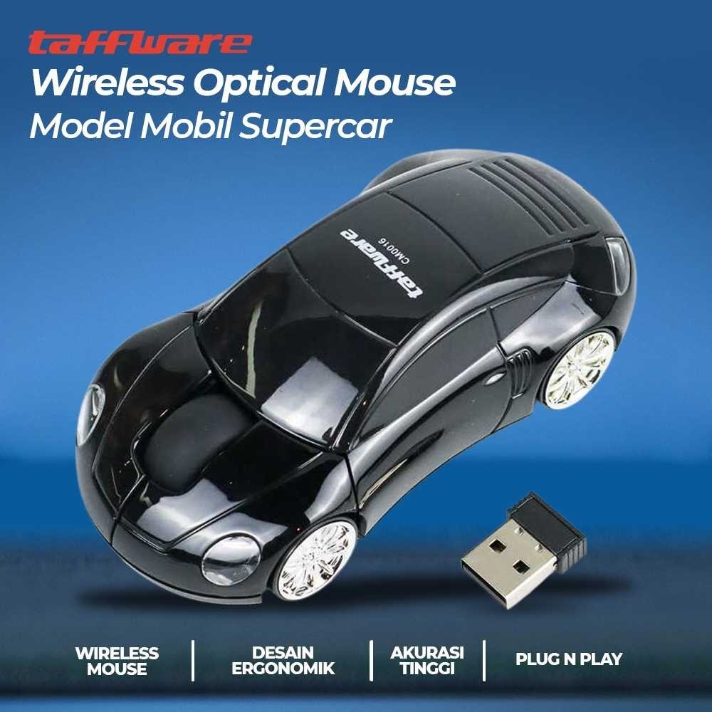 Mouse Tanpa Kabel |Mouse Optik Nirkabel Model Mobil Supercar| Mouse Nirkabel Mobil| Mouse Wireless L