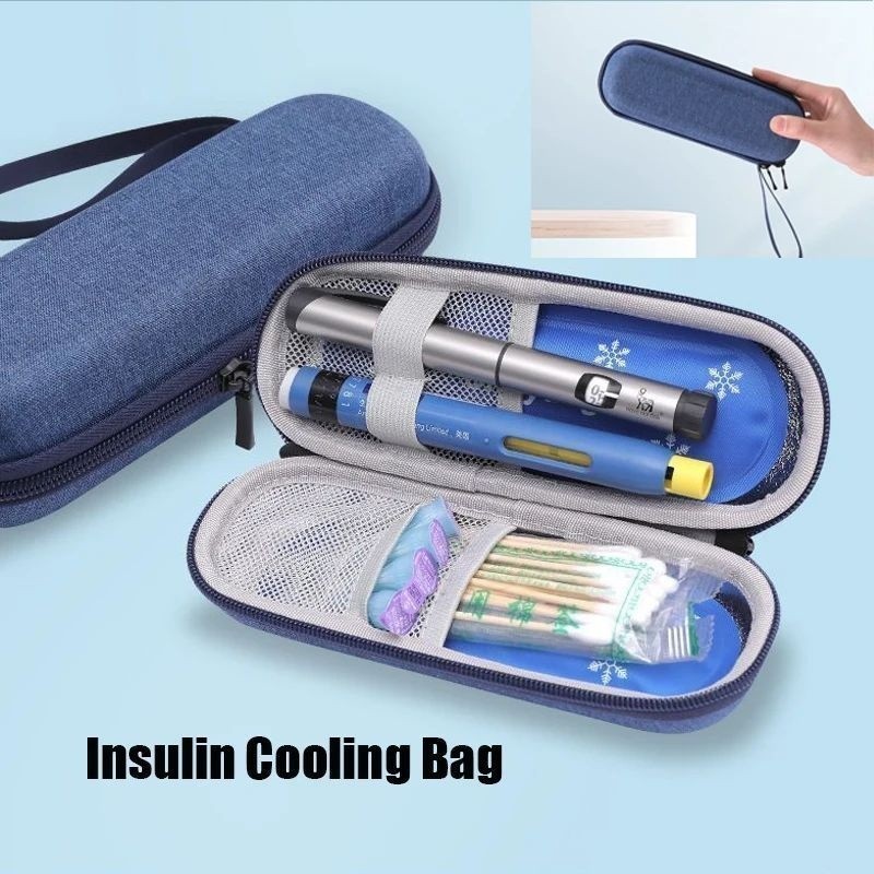 Tas Insulin Cooler Bag Portable Insulin Bag Cooler Bag Insulin Tempat Insulin Tas Penyimpanan Insuli