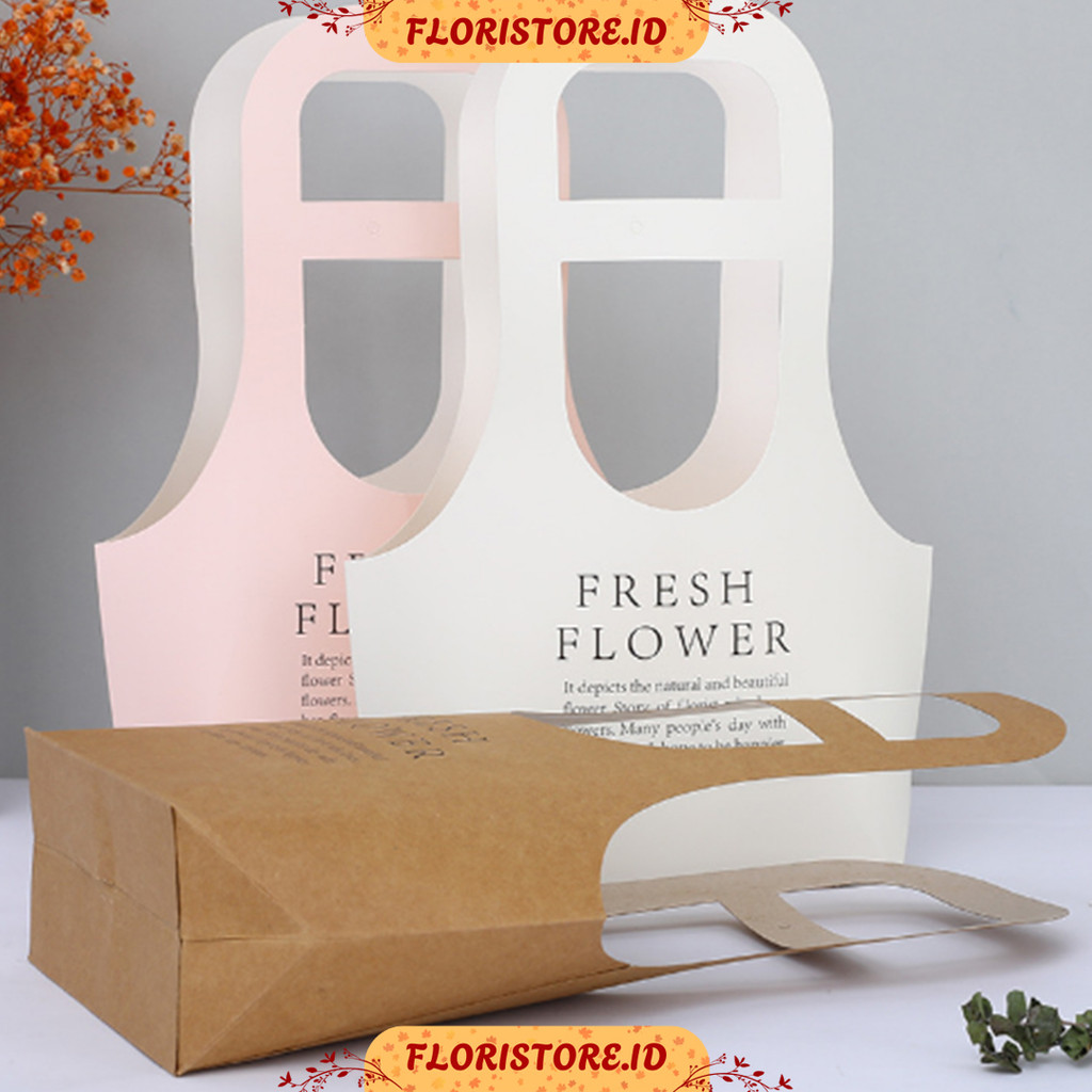 

PAPER FLOWER BASKET / KERANJANG BUKET BUNGA / AKSESORIS BUKET / FLORIST BAG SUPPLY / FLOWER BASKET / PAPER BAG