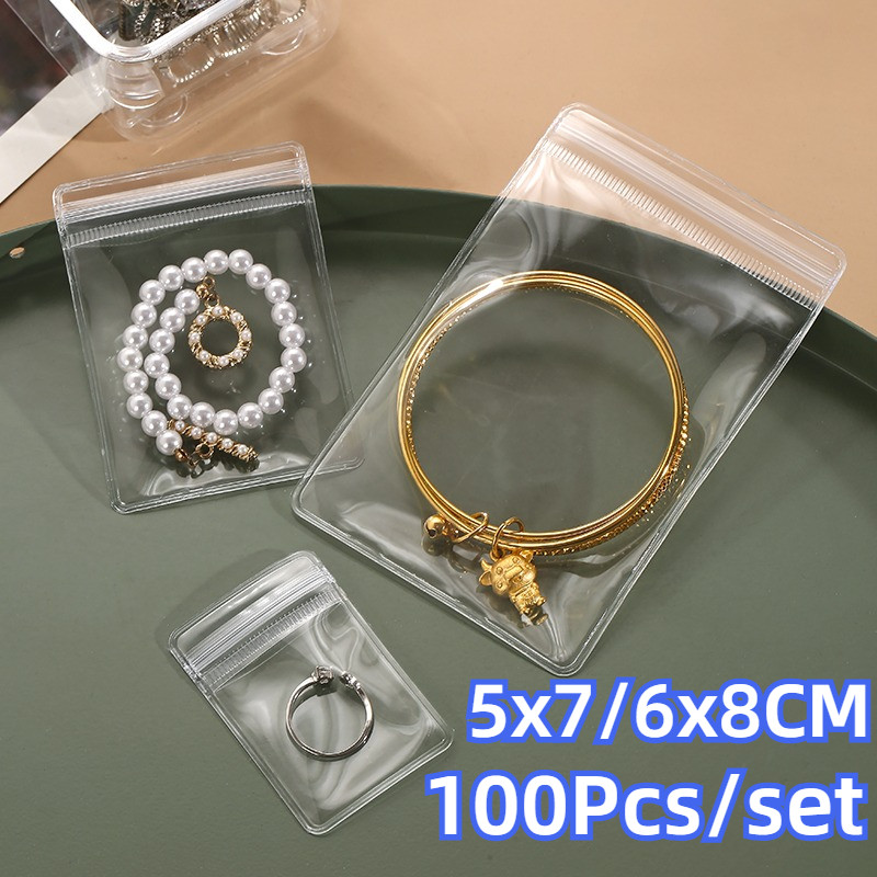 

Lock Plastic Bags Ukuran 5*7cm /6*8cm Tebal Plastic Clip 100pcs Plastik Klip Mika Untuk Perhiasan