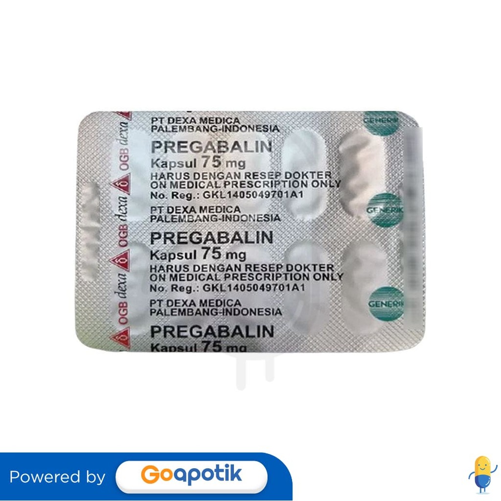 Pregabalin Ogb Dexa Medica 75 Mg Strip 10 Kapsul