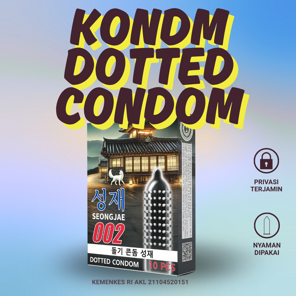 Emcaisi - Kondom Seongjae Kondom Gerigi Original Pengaman Untuk Pria Kondom Legal dan Terdaftar di K
