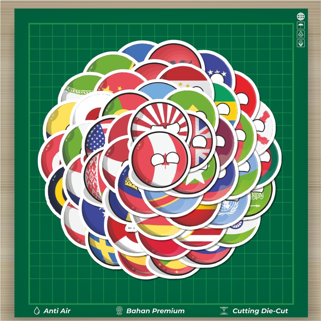 

HOT 50 PCS STIKER Stiker Smiley World Series A Stiker Fashion Cars Decal Dingin Kartu Album Custom Vinyl Anti Air- Sticker Aesthetic Buku Journal Koper Casing HP Tablet Laptop Helm Motor Botol Minum