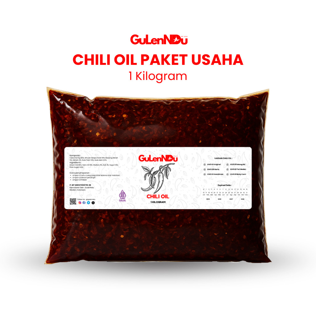 

Chili Oil 1Kg Halal Cocok Buat Usaha Dimsum dan Mie Ayam Sambal Serbaguna Bisa Instan COD Medan
