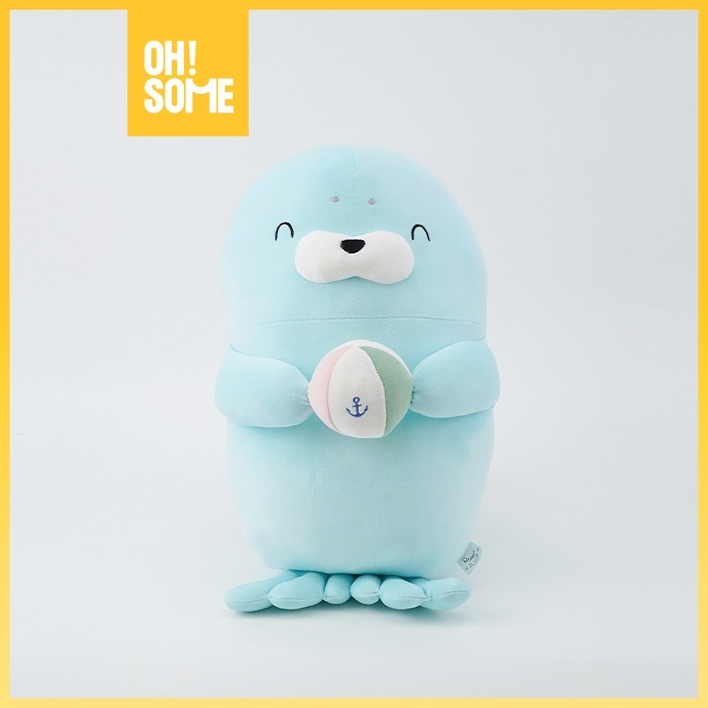 NMZSHOP OHSOME - Ruani Boneka Hewan Anjing Laut - Cute Plush Doll Standing Seal Bahan Lembut Halus K