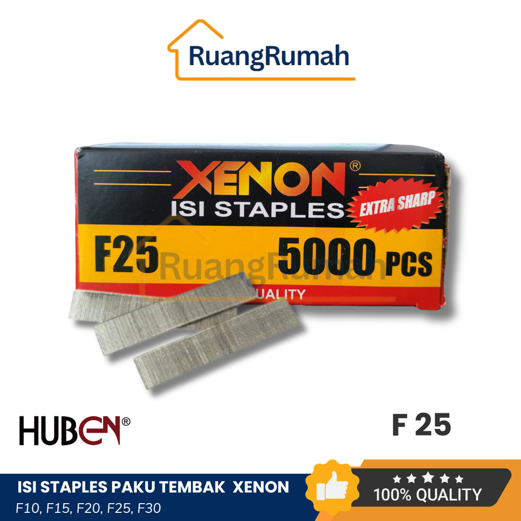 

(Grosir) Xenon Isi Paku Tembak Angin Staples Gun Tacker F25