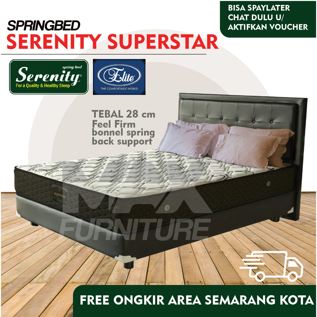 Springbed Kasur Elite Serenity Superstar Matras Original Harga Pabrik Semarang