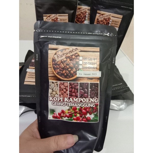 

COD Kopi Robusta, Kopi Kampoeng Gesing Temanggung 100 gram