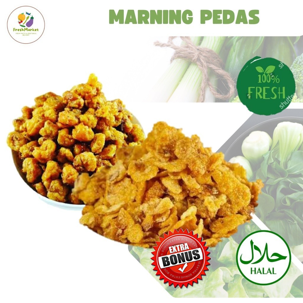 

Marning Jagung Pedas Gepeng dan Bulat 250 Gram Sayurinstant