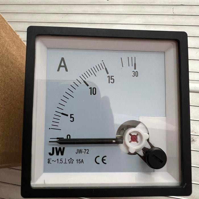 Amper Ampere Panel Meter Direct 72x72 72 x 72 Analog - 10A