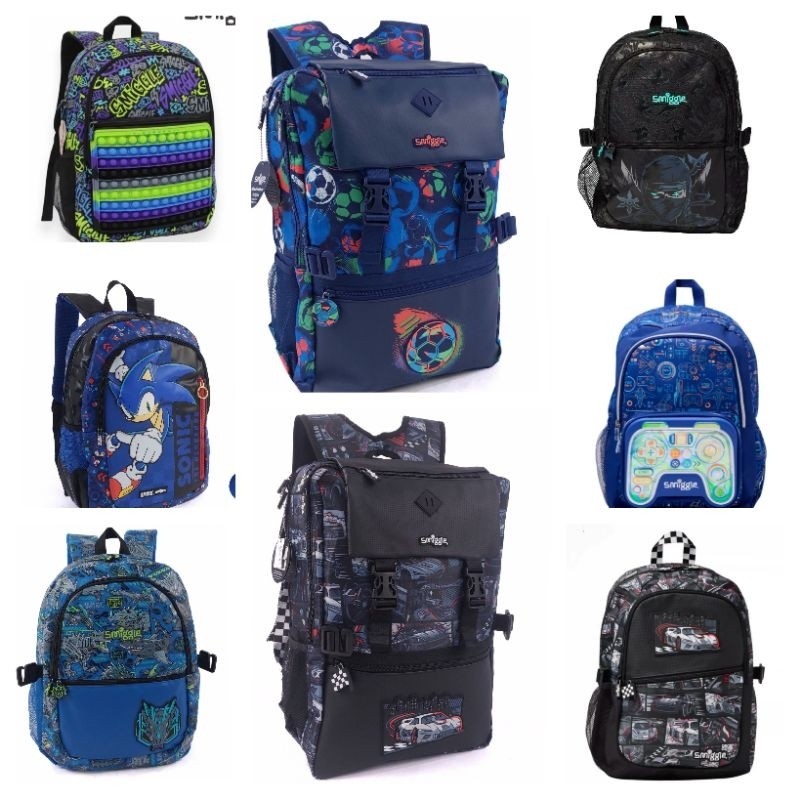Tas Ransel Smiggle SD / Tas Sekolah SD laki - laki