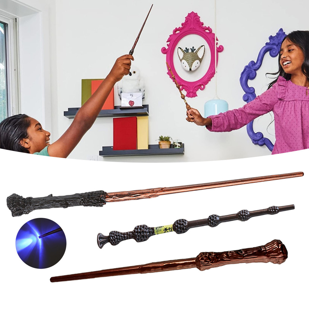 1PC Tongkat Ajaib / tongkat sihir harry potter / tongkat harry potter - Cokelat&Hitam/Cokelat/Hitam