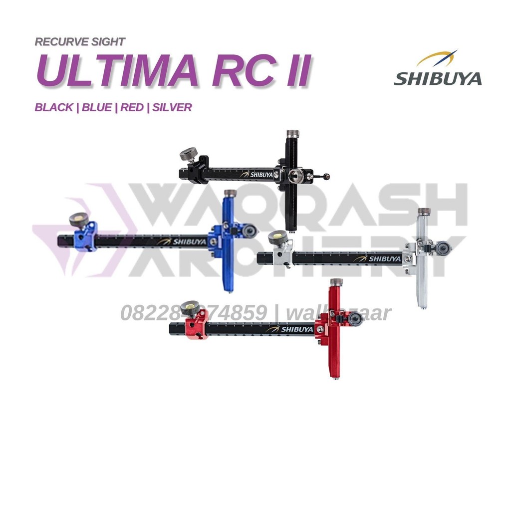 SHIBUYA ULTIMA RC II SIGHT Long Bowsight Fisir Recurve Original