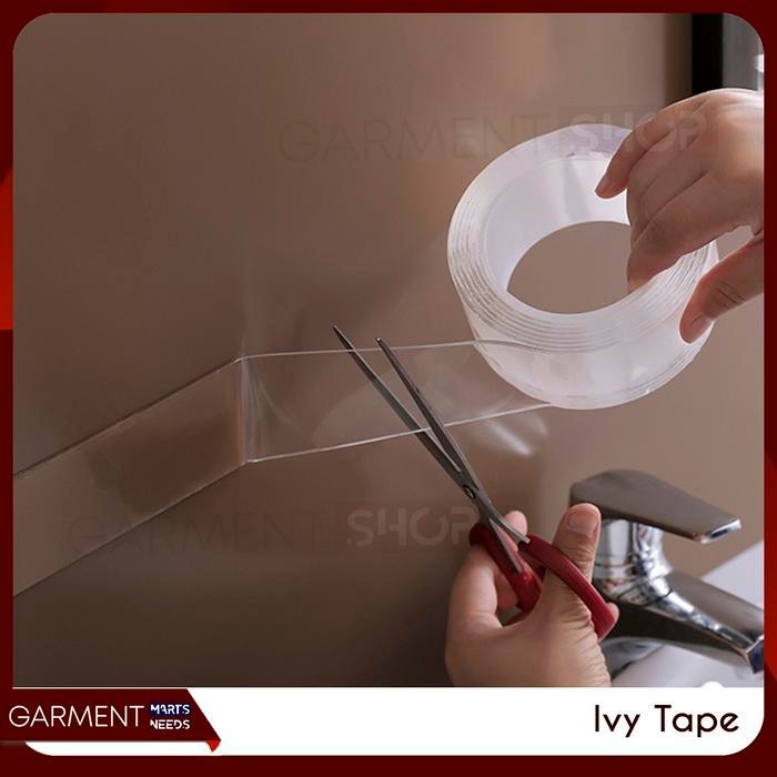 

[Produk Baru Berkualitas Garansi] Ivy Grip Tape Reusable Double Tape Multifungsi Adhesive Nano Tape 3 M Paling Laris