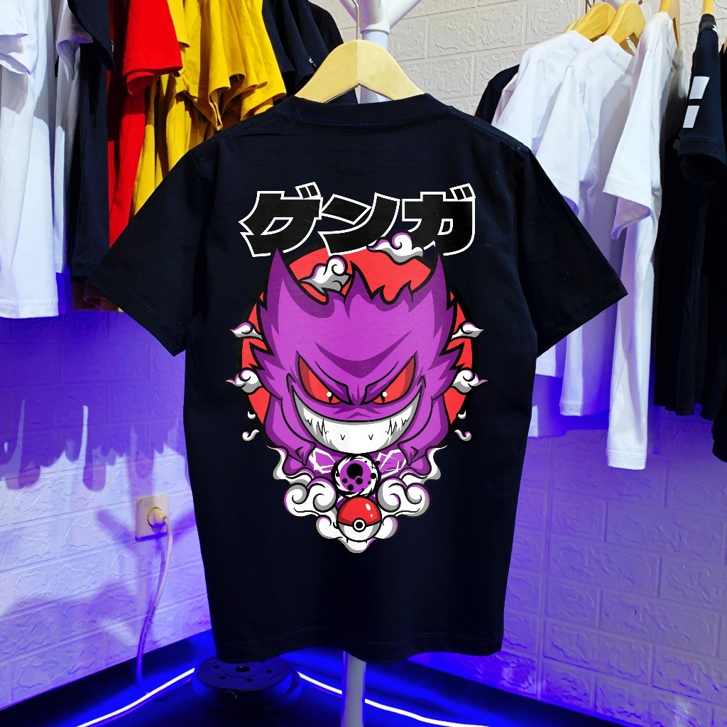Kaos Anak Pokemon 2-10 tahun   30s Premium Baju Cowok Cewek Remaja Anime Laki Perempuan