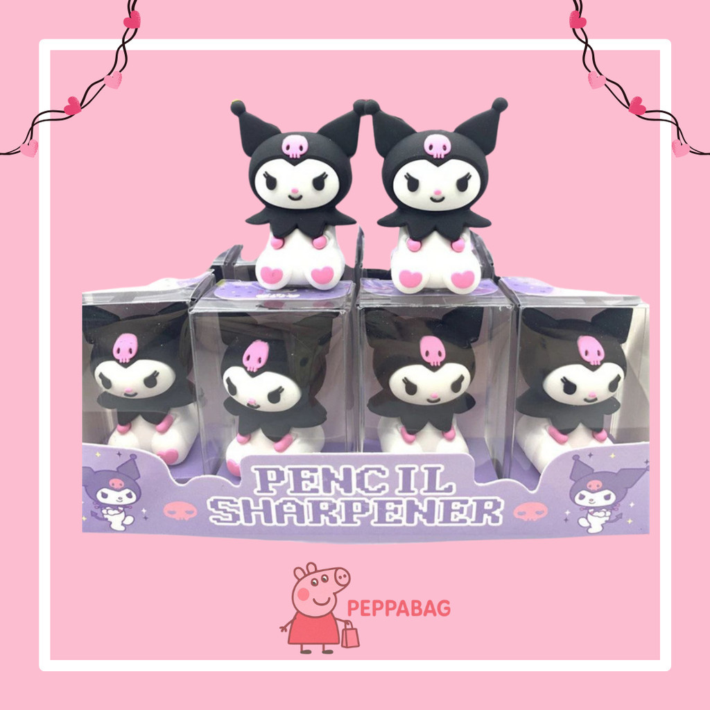 

COD Rautan Miniatur Kuromi Peraut Unik Murah Motif Sanrio Kuromi Melody Cinnamonroll - ES0459