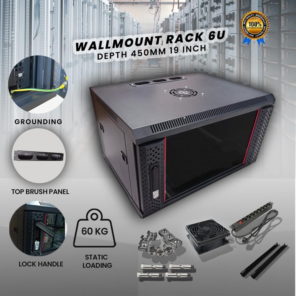 Wallmount Rack Server 6u / rack server 6u