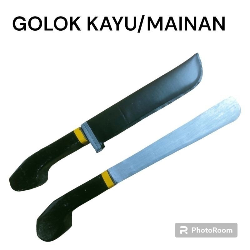 Golok Kayu Mainan Golok Pencak Silat Golok kayu Adat betawi