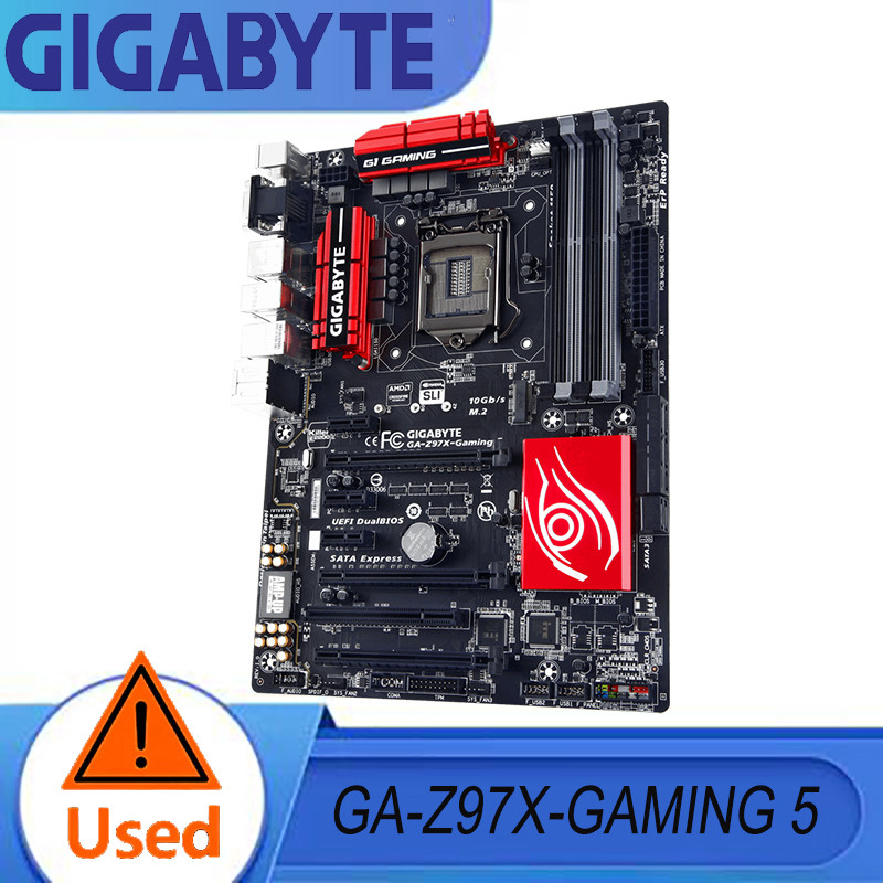 GIGABYTE G1 Gaming GA-Z97X-Gaming 5 LGA 1150 Intel Z97 HDMI USB 3.0 ATX Intel Motherboard